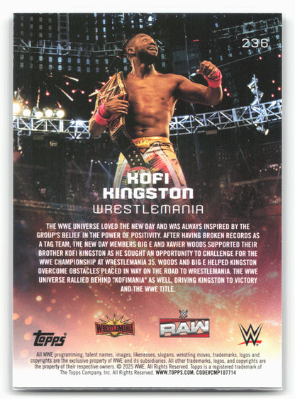 2025 Topps Universe WWE #236 Kofi Kingston