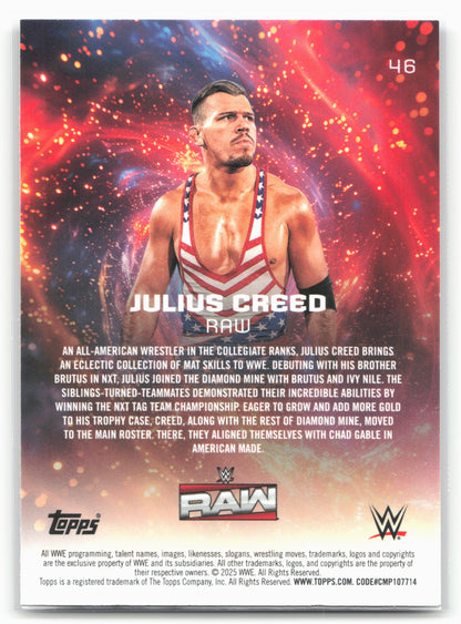 2025 Topps Universe WWE #46 Julius Creed