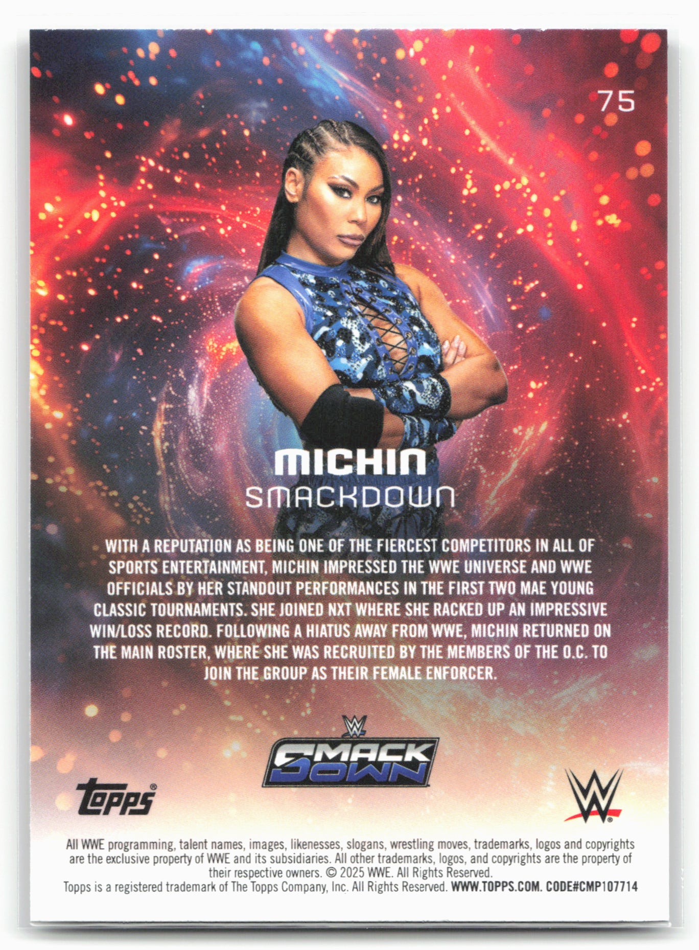 2025 Topps Universe WWE #75 Michin