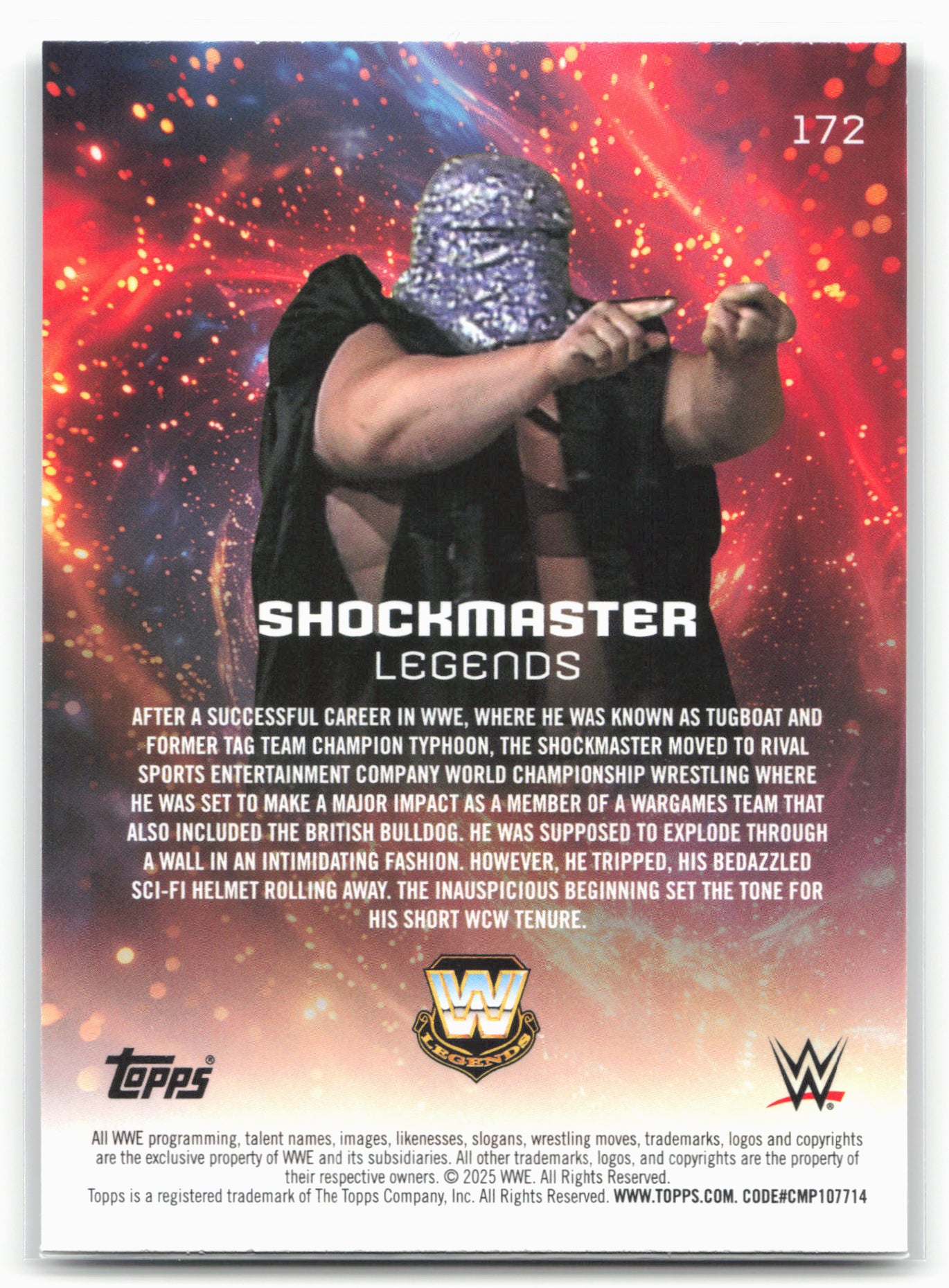 2025 Topps Universe WWE #172 Shockmaster