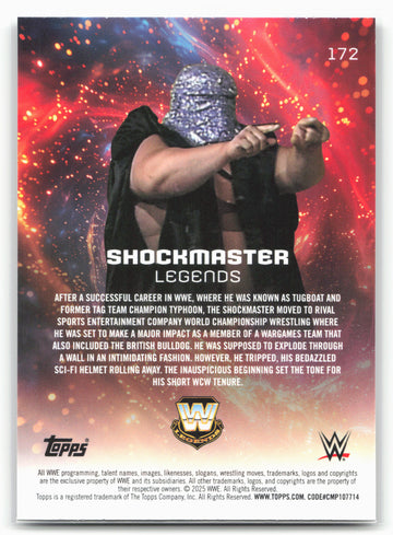 
2025 Topps Universe WWE #172 Shockmaster