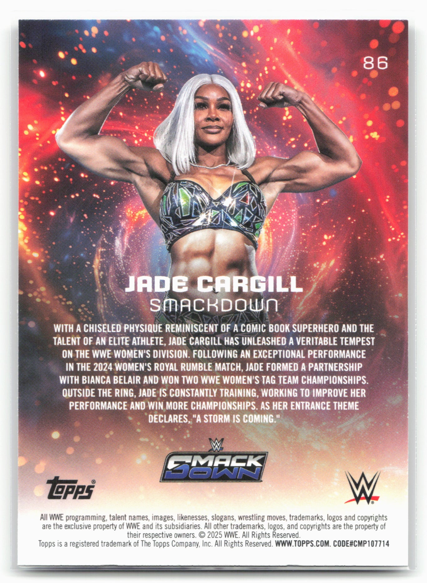 2025 Topps Universe WWE #86 Jade Cargill