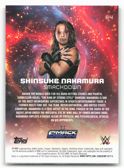 2025 Topps Universe WWE #84 Shinsuke Nakamura