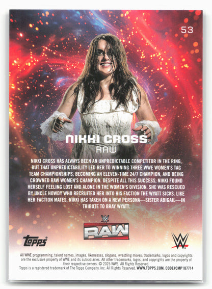 2025 Topps Universe WWE #53 Nikki Cross