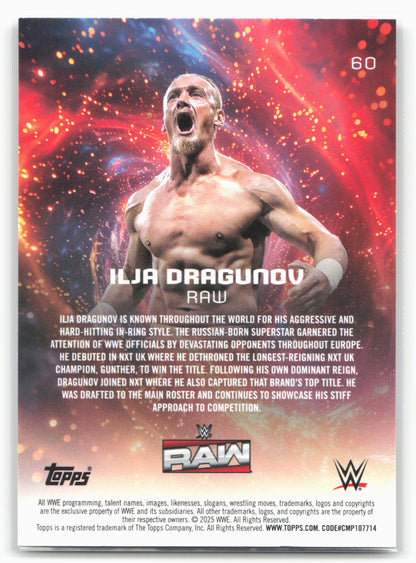 2025 Topps Universe WWE #60 Ilja Dragunov