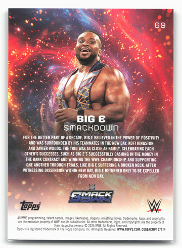 
2025 Topps Universe WWE #69 Big E