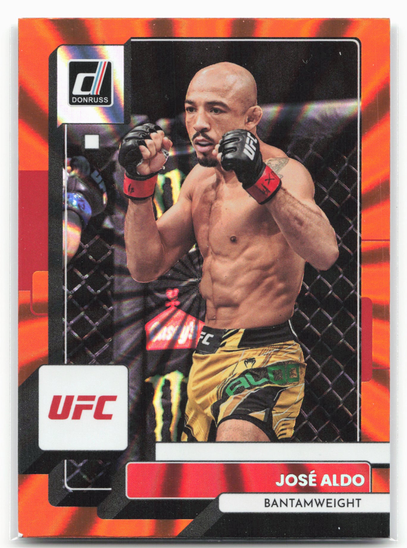 2023 Donruss UFC #161 Jose Aldo Holo Orange Laser