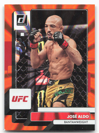 2023 Donruss UFC #161 Jose Aldo Holo Orange Laser