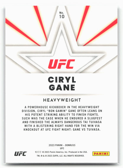 2023 Donruss UFC #10 Ciryl Gane The Untouchables