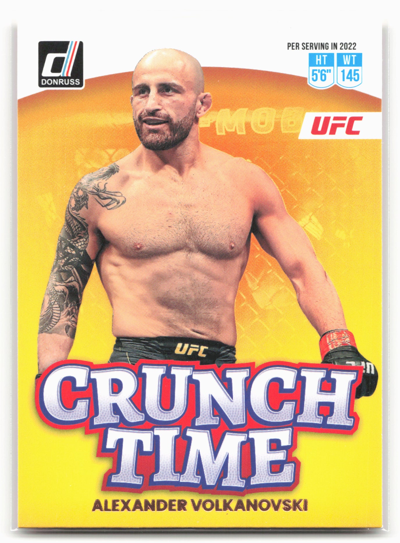 2023 Donruss UFC #5 Alexander Volkanovski Crunch Time