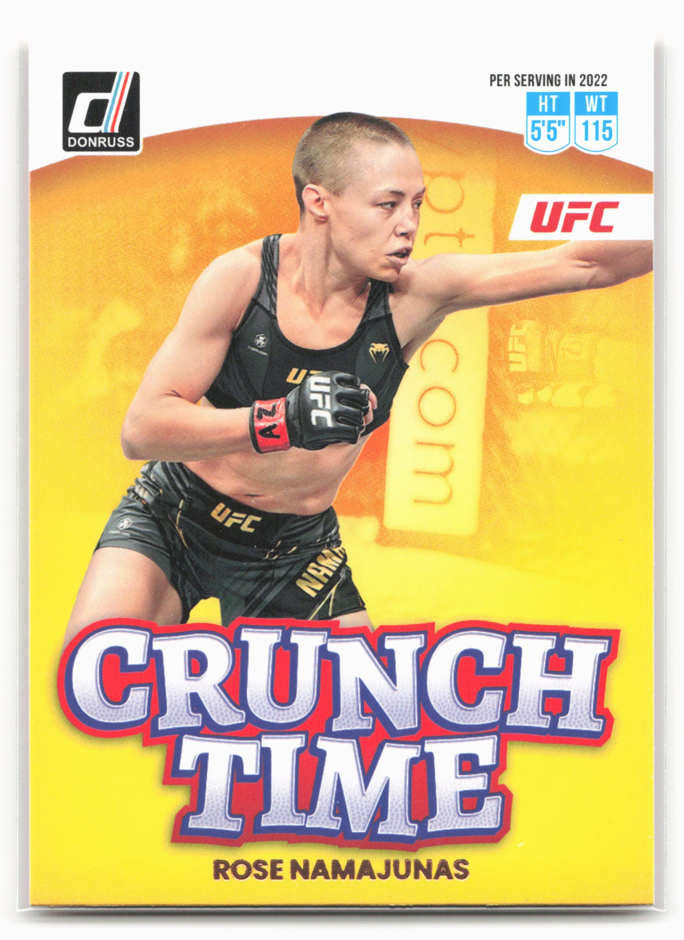 2023 Donruss UFC #4 Rose Namajunas Crunch Time