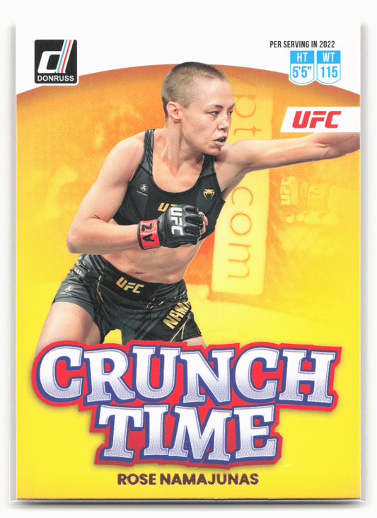 2023 Donruss UFC #4 Rose Namajunas Crunch Time
