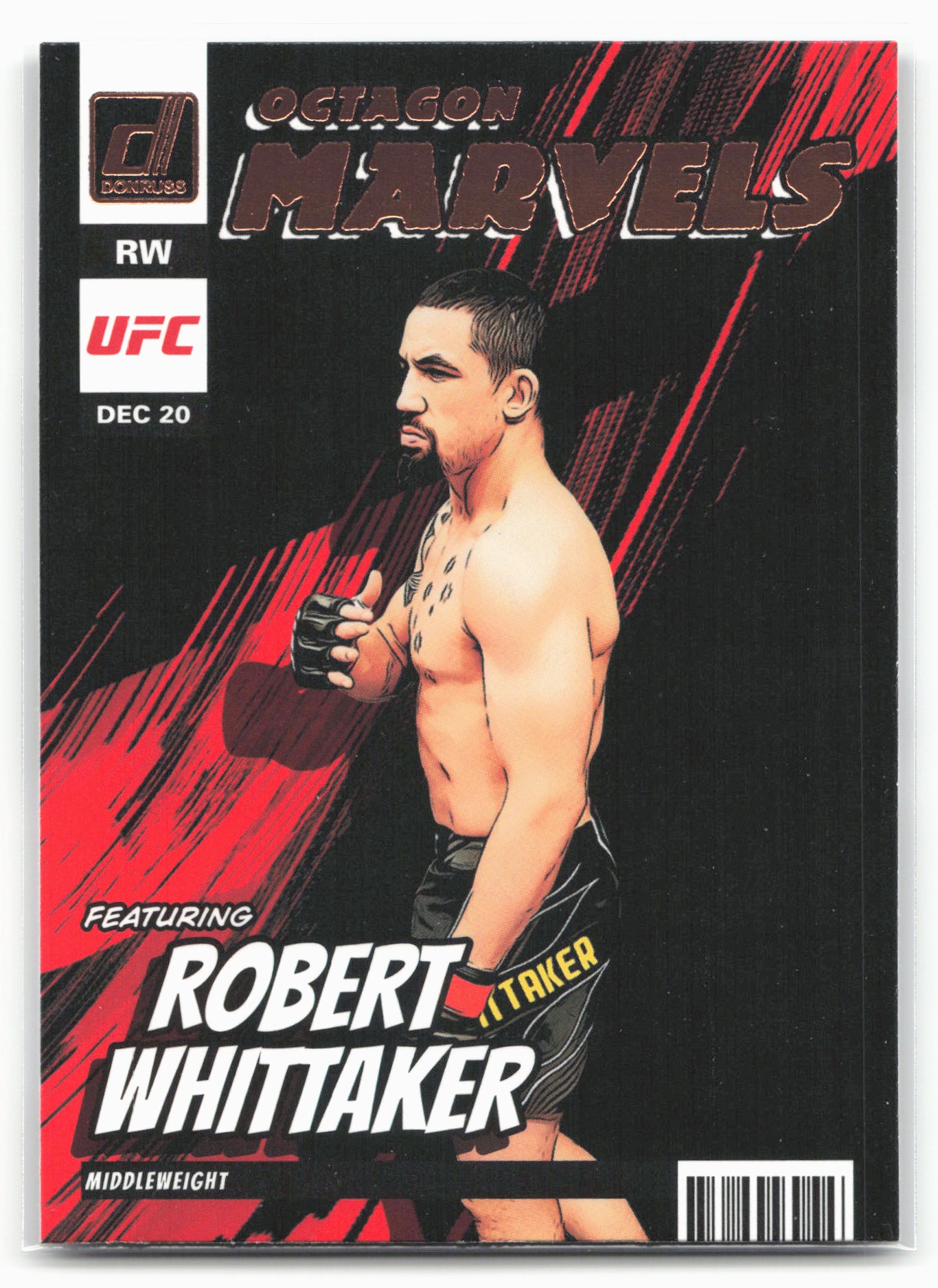 2023 Donruss UFC #17 Robert Whittaker Octagon Marvels