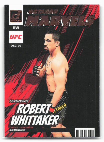 2023 Donruss UFC #17 Robert Whittaker Octagon Marvels
