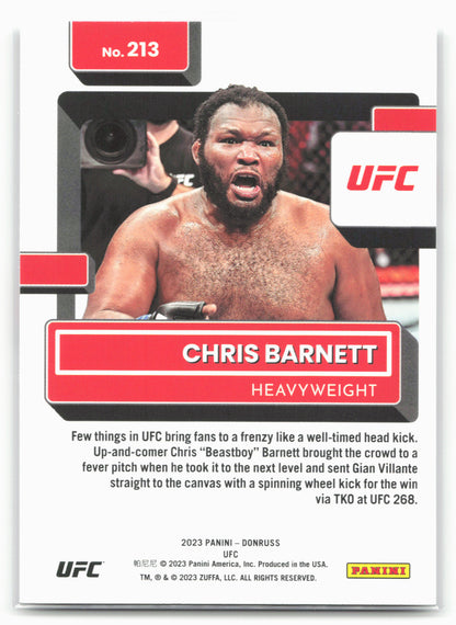 2023 Donruss UFC #213 Chris Barnett