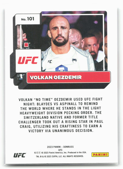 2023 Donruss UFC #101 Volkan Oezdemir