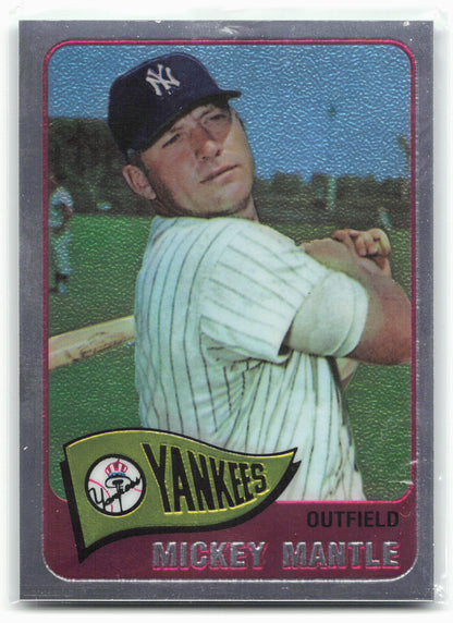 1996 Topps #15 Mickey Mantle Mickey Mantle Commemorative Reprints Finest