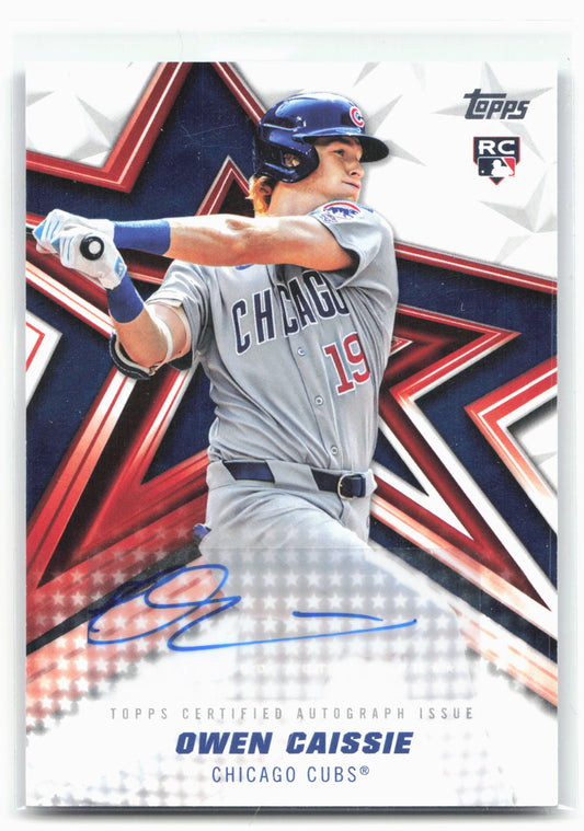 2026 Topps #BSA-OCA Owen Caissie Baseball Stars Autographs (Series One)