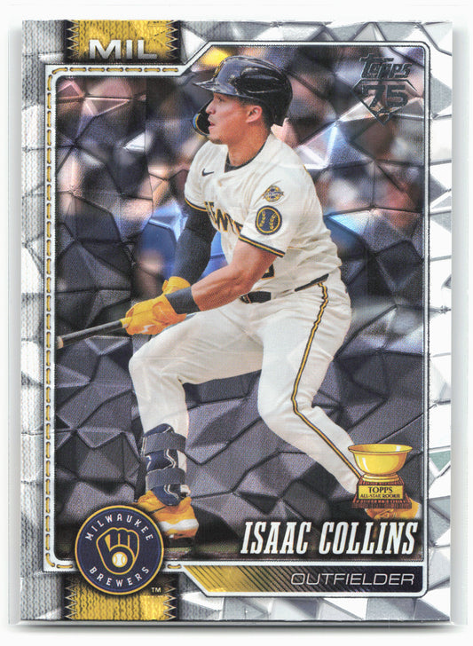 2026 Topps #202 Isaac Collins Diamante Foil