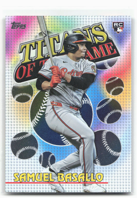 2026 Topps #TOG-10 Samuel Basallo Titans of the Game