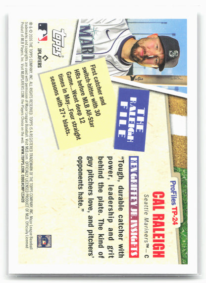 2026 Topps #TP-24 Cal Raleigh Topps Profiles