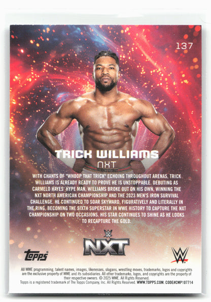 2025 Topps Universe WWE #137 Trick Williams Galaxy