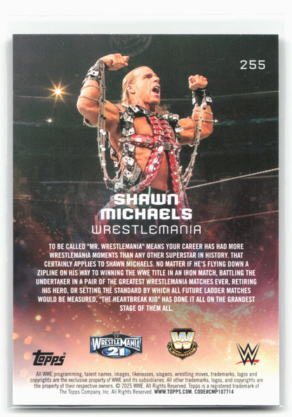 2025 Topps Universe WWE #255 Shawn Michaels