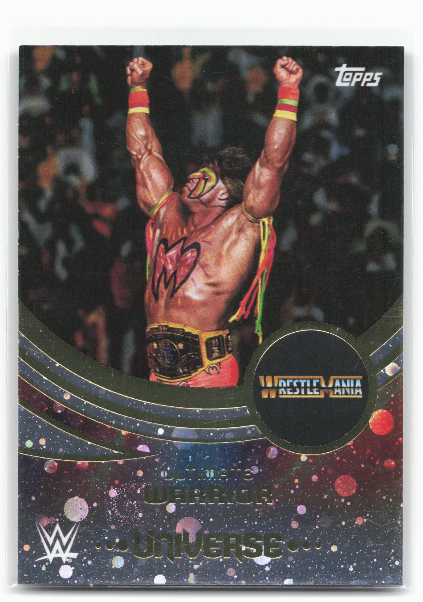 2025 Topps Universe WWE #228 Ultimate Warrior Galaxy