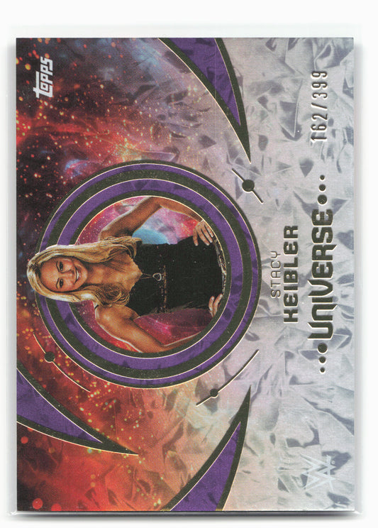 2025 Topps Universe WWE #182 Stacy Keibler Purple Glass