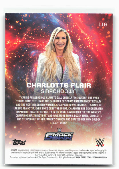 2025 Topps Universe WWE #116 Charlotte Flair