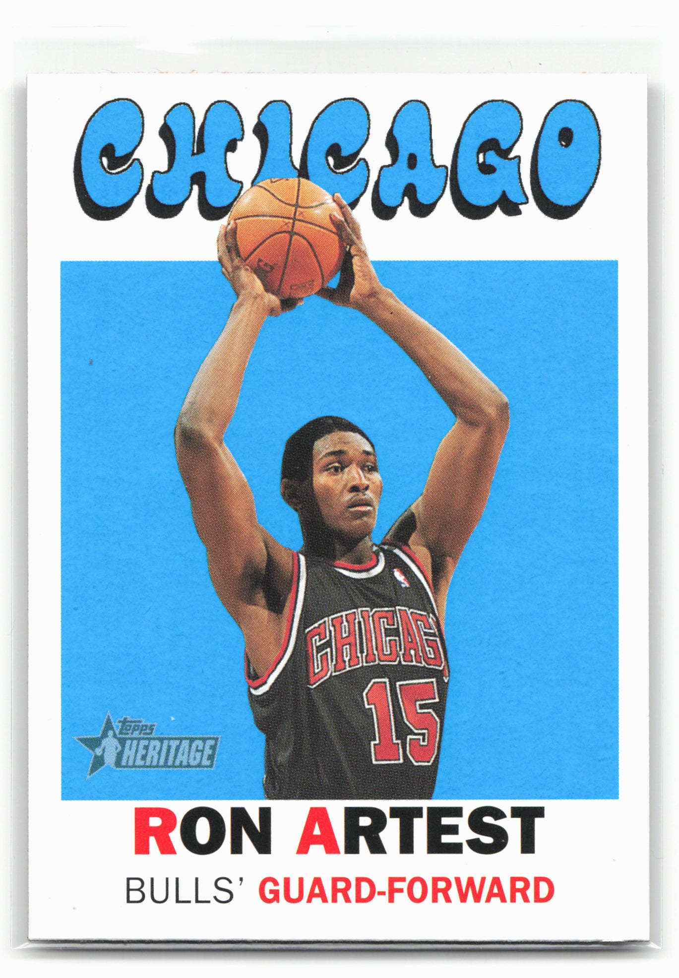 2000-01 Topps Heritage #178 Ron Artest