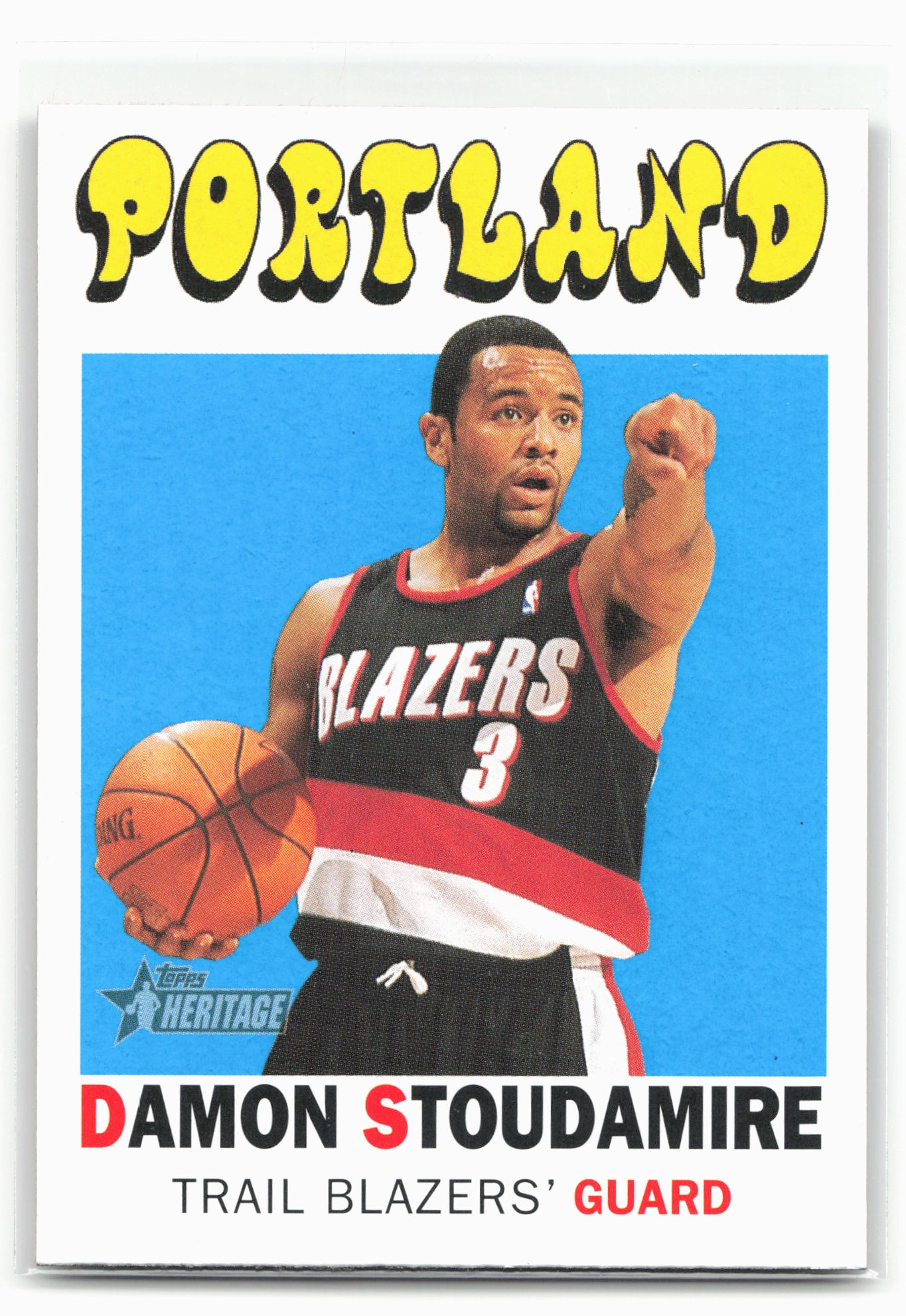 2000-01 Topps Heritage #80 Damon Stoudamire