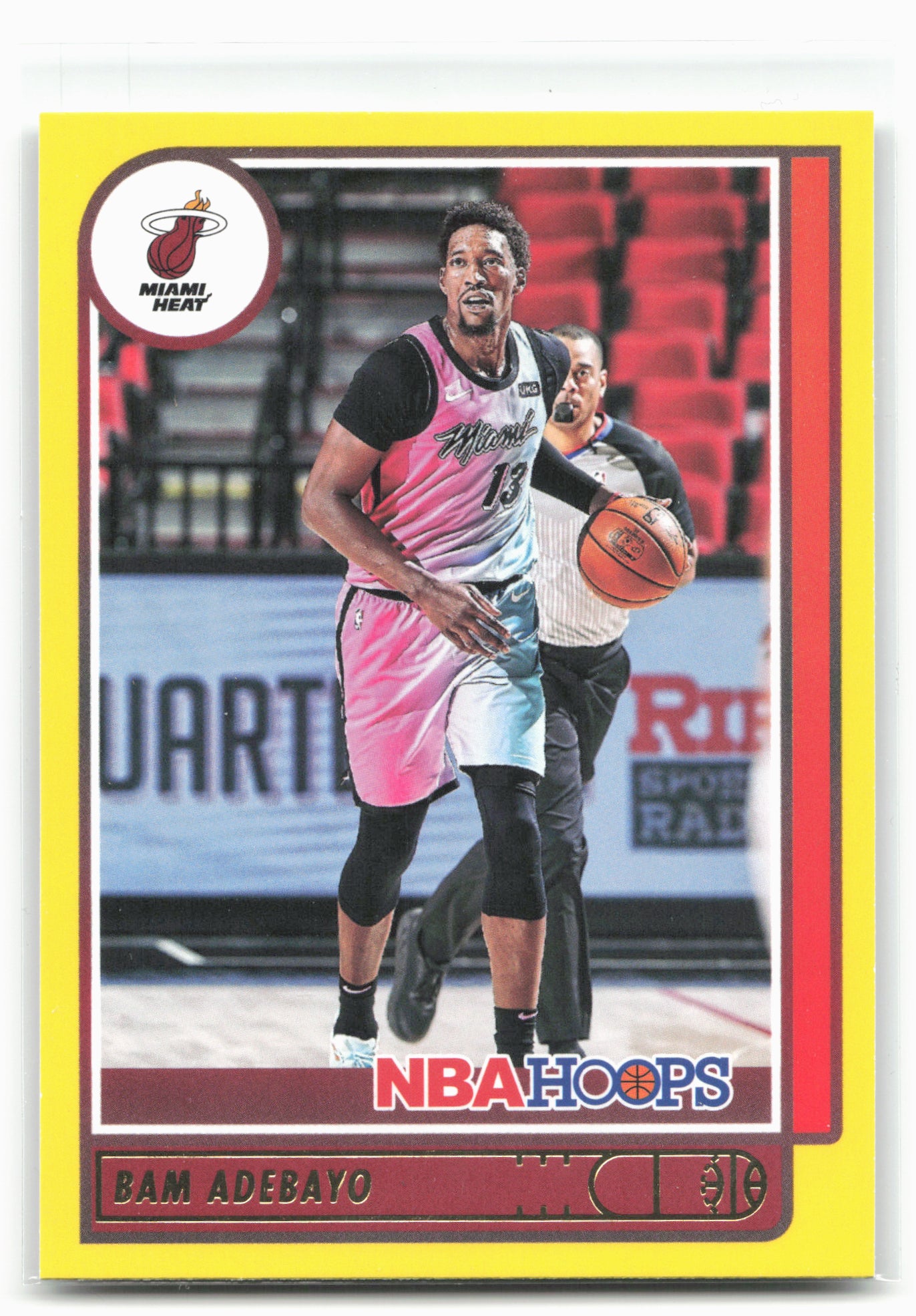 2021-22 Hoops #20 Bam Adebayo Yellow