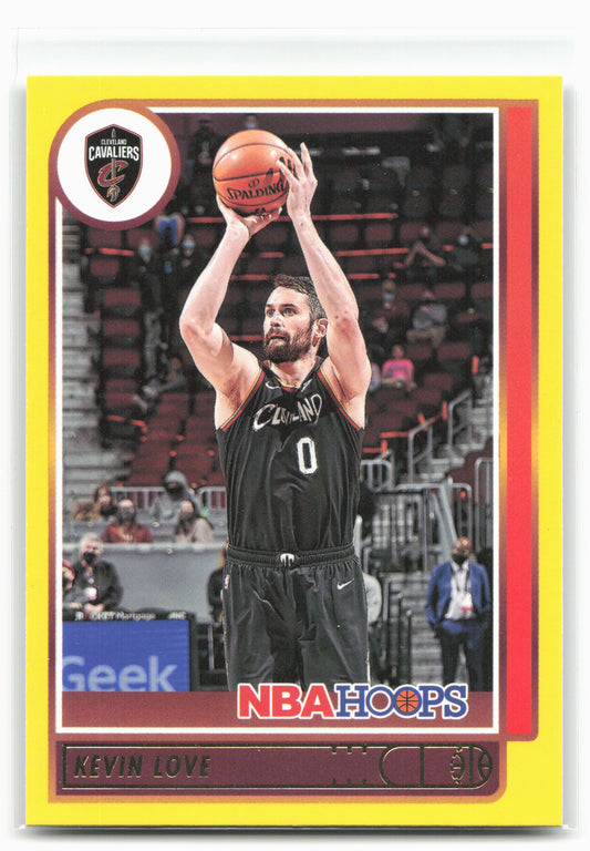 2021-22 Hoops #125 Kevin Love Yellow