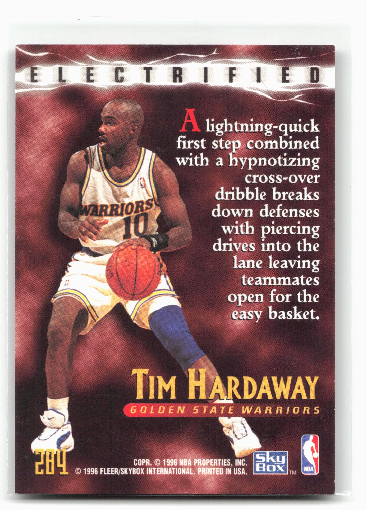 1995-96 SkyBox Premium #284 Tim Hardaway