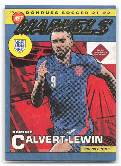 2021-22 Donruss #3 Dominic Calvert-Lewin Net Marvels Press Proof