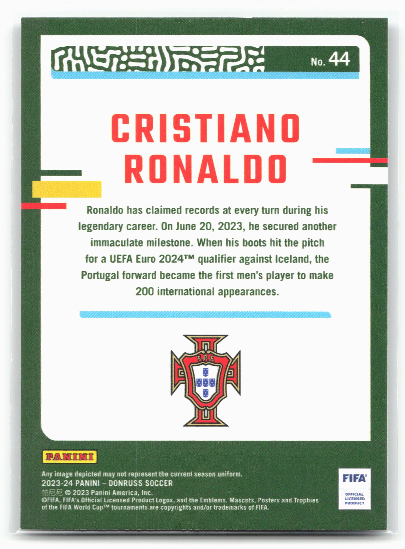 2023-24 Donruss #44 Cristiano Ronaldo Silver
