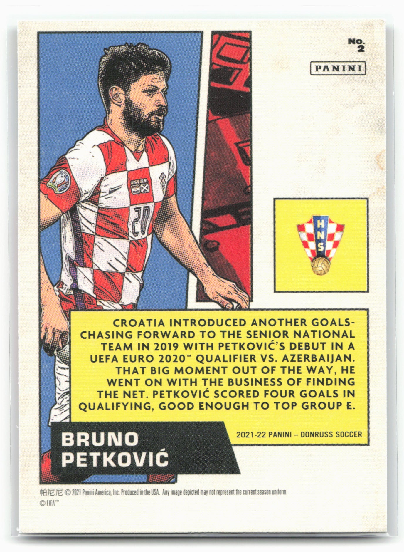 2021-22 Donruss #2 Bruno Petkovic Net Marvels Press Proof