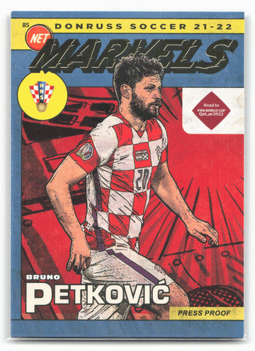 
2021-22 Donruss #2 Bruno Petkovic Net Marvels Press Proof