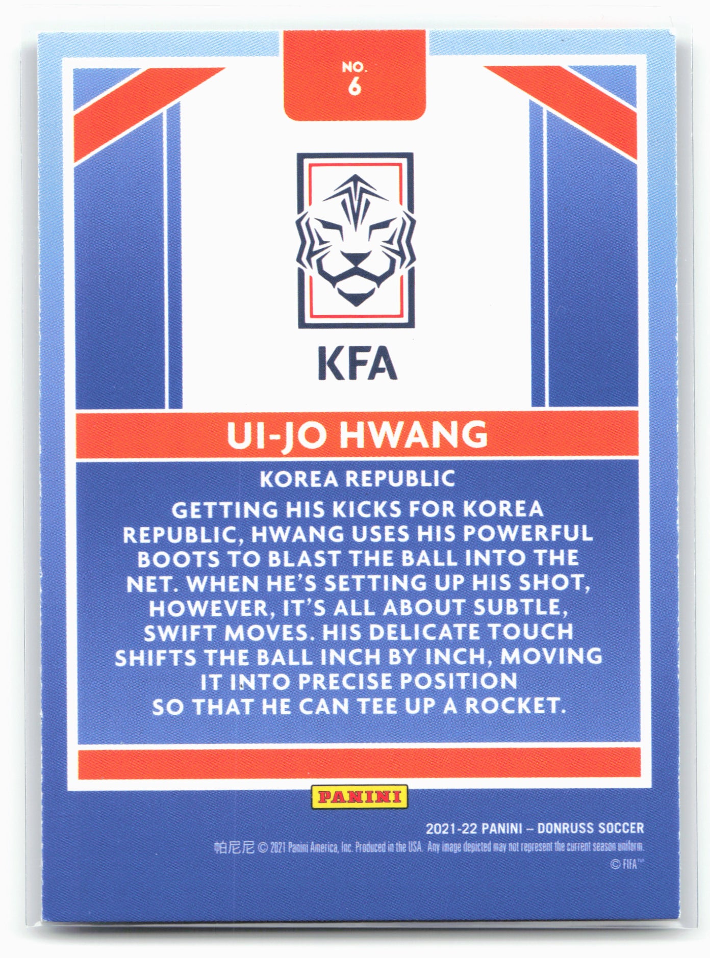 2021-22 Donruss #6 Ui-jo Hwang Craftsmen Press Proof