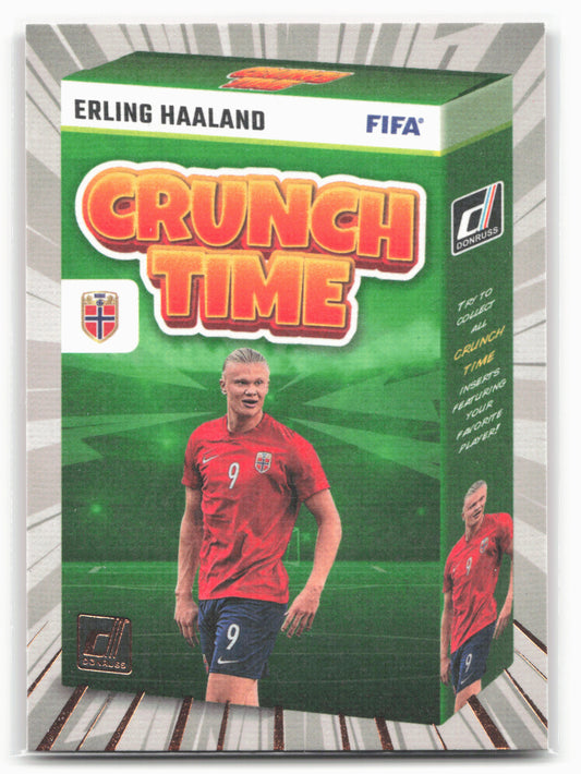2023-24 Donruss #22 Erling Haaland Crunch Time 27439