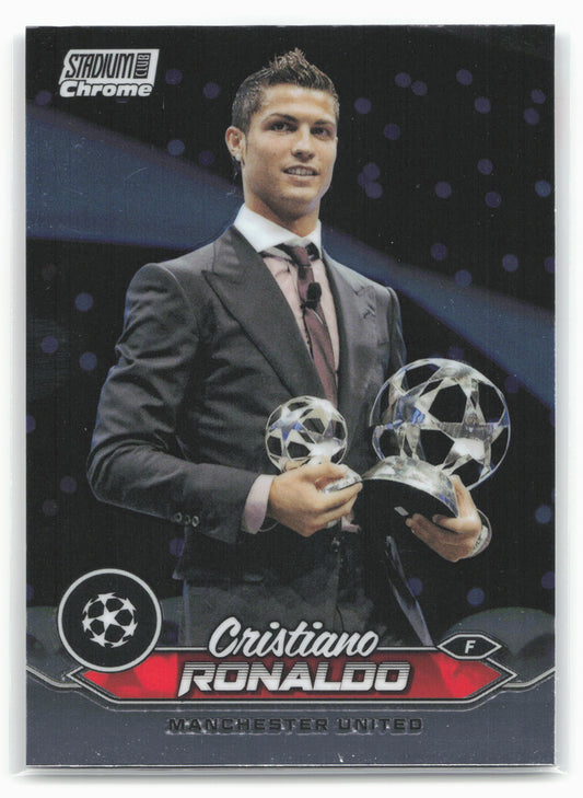 2023-24 Stadium Club Chrome UEFA Champions League #7 Cristiano Ronaldo 27444