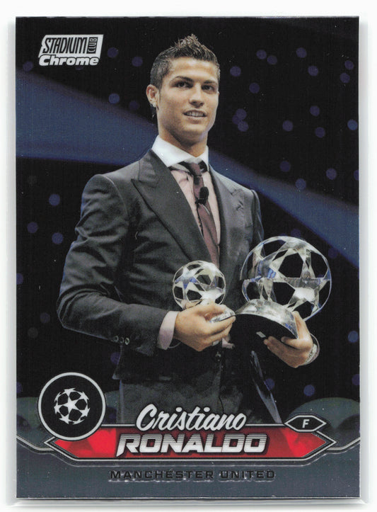 2023-24 Stadium Club Chrome UEFA Champions League #7 Cristiano Ronaldo 27446