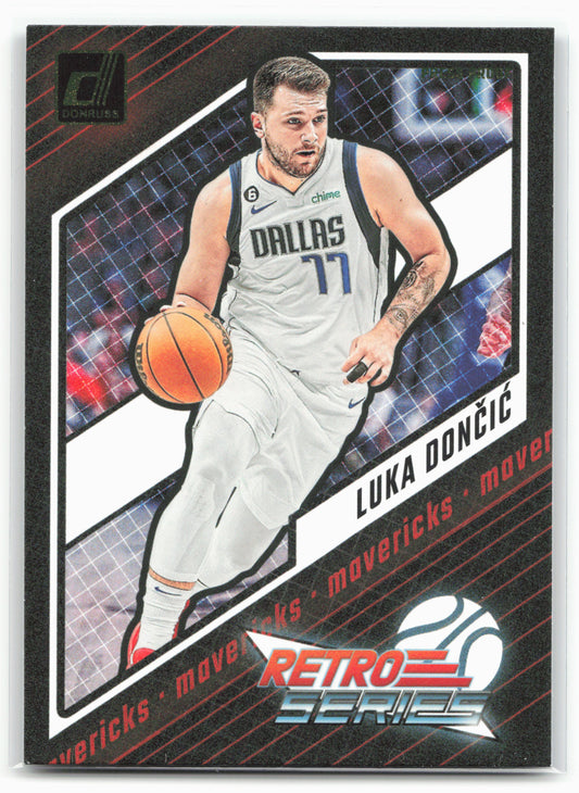 2023-24 Donruss #15 Luka Doncic Retro Series Press Proof 27451