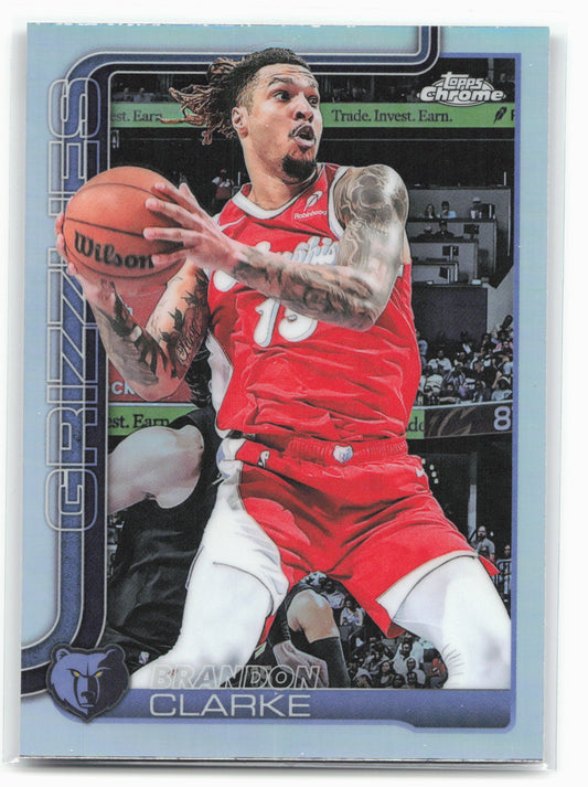 2025-26 Topps Chrome #133 Brandon Clarke Refractor 27454