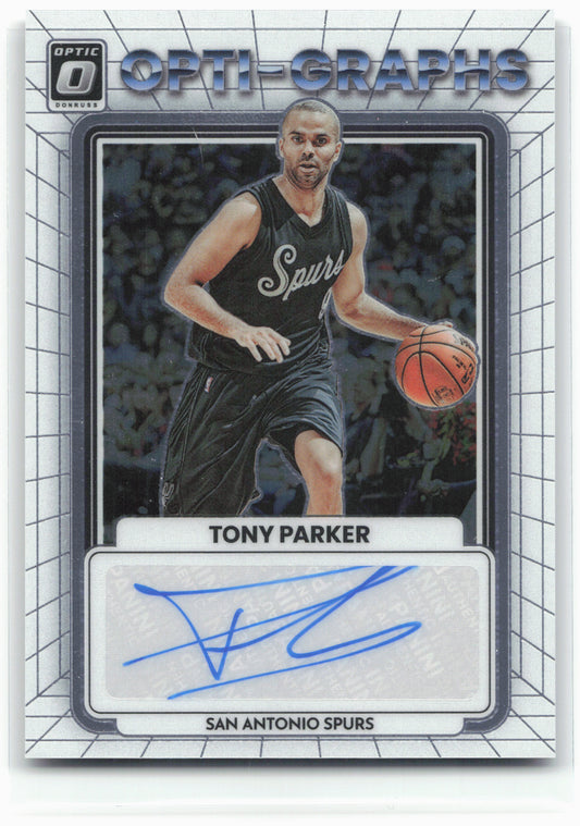 2022-23 Donruss Optic #OG-TPK Tony Parker Opti-Graphs #/75