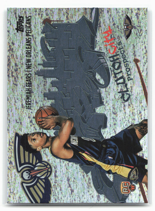 2025-26 Topps #CC-7 Jeremiah Fears Clutch City Prospects Holo Foil 27458