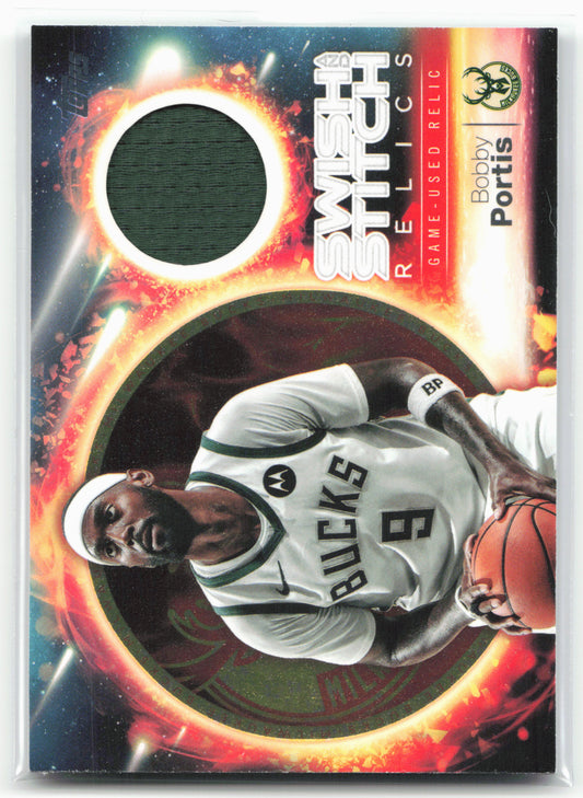2025-26 Topps #SST-BPO Bobby Portis Swish and Stitch Relics