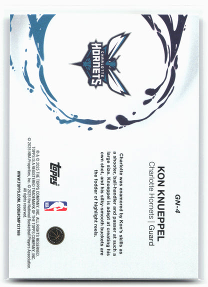 2025-26 Topps #GN-4 Kon Knueppel Generation Now 27460
