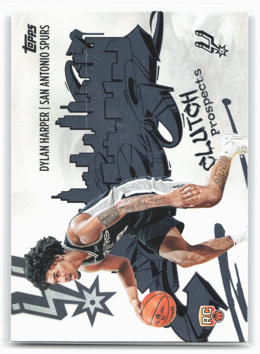 2025-26 Topps #CC-2 Dylan Harper Clutch City Prospects 27465